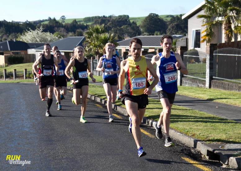 Lap 1 of 7 Underway with Dave running for Wellington Scottish M40A